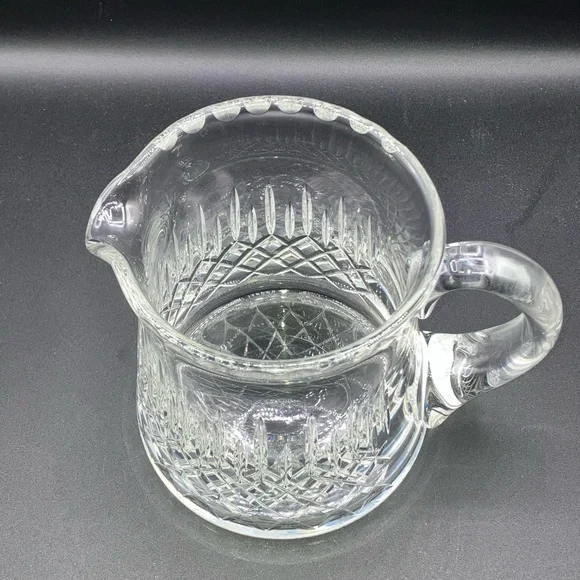 Vintage 1980’s Edinburgh Crystal Appin Pattern Water Pitcher Hand Blown